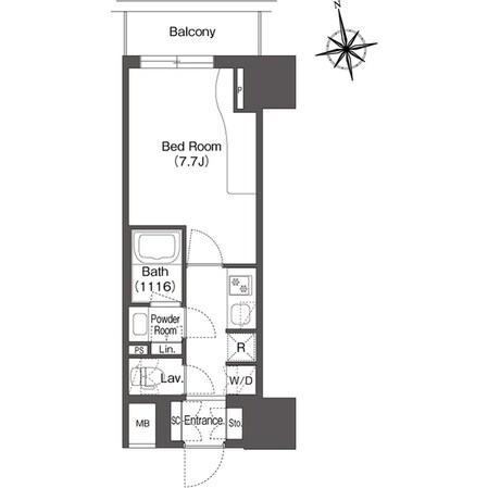 コンフォリア東上野の物件間取画像